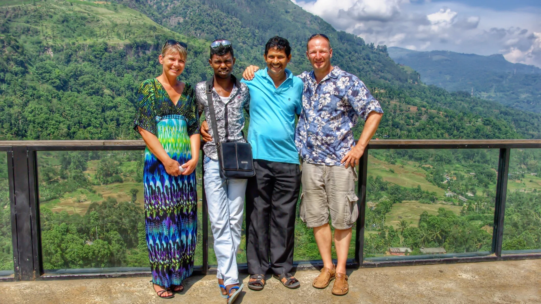Scenic Sri Lanka hill country