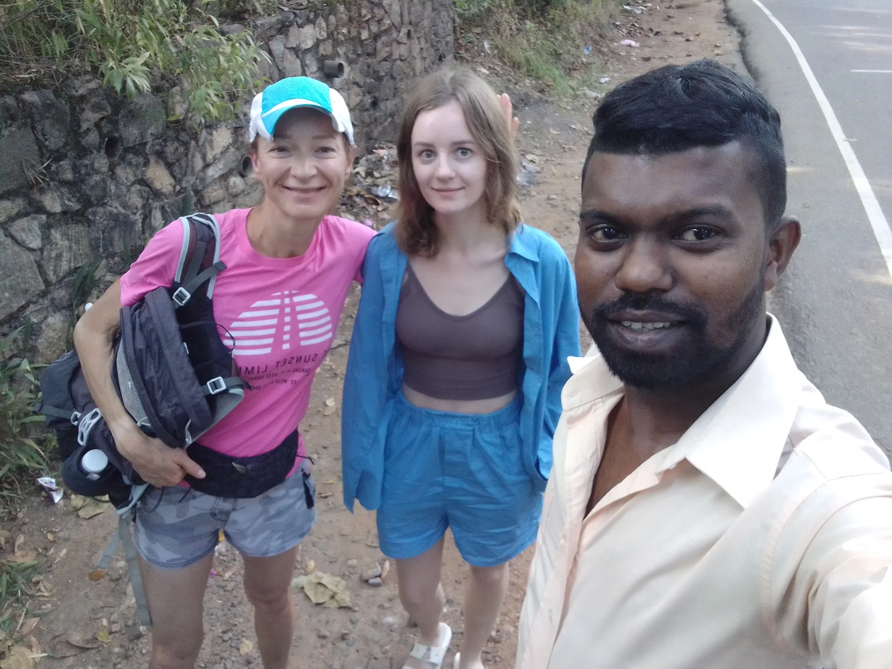 Travellers during a Sri Lanka journey